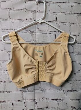 Marena Recovery Surgical Beige Adjustable Bra 38-40